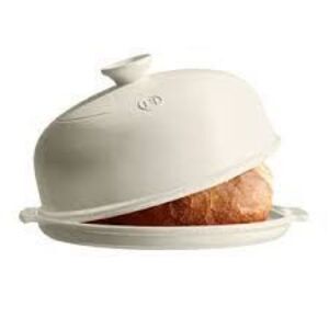 Emile Henry “Le Pain”Cloche *** RARE LINEN